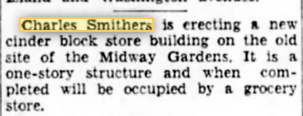 Midway Gardens (Midway Ballroom) - 1936 Article On New Store (newer photo)